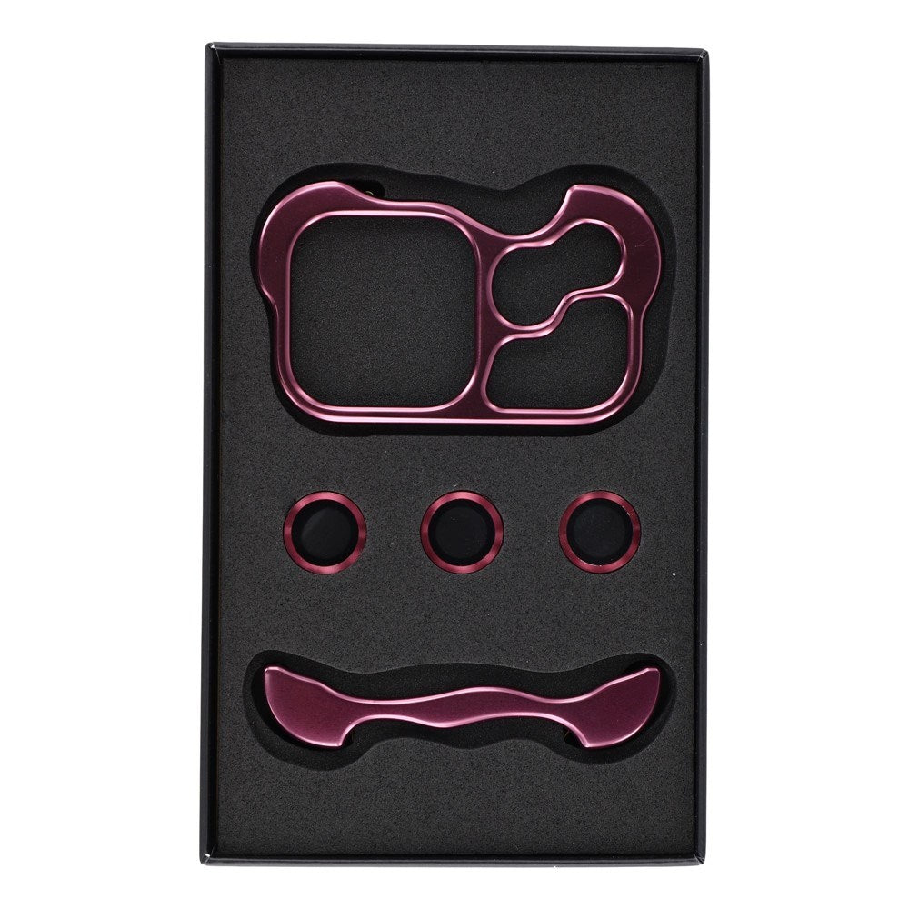 iPhone 18 Pro Two-Piece Metal Bumper Case - Purple