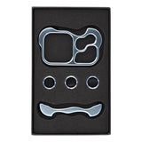 iPhone 18 Pro Max Two-Piece Metal Bumper Case - Blue