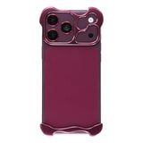 iPhone 18 Pro Max Two-Piece Metal Bumper Case - Purple