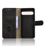 Sony Xperia 10 VIII EIDERWOOD Artificial Leather Flip Case with Wallet and Stand Function - Black
