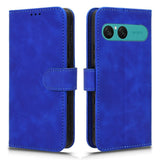 Sony Xperia 10 VIII EIDERWOOD Artificial Leather Flip Case with Wallet and Stand Function - Blue