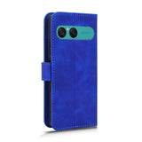 Sony Xperia 10 VIII EIDERWOOD Artificial Leather Flip Case with Wallet and Stand Function - Blue