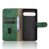 Sony Xperia 10 VIII EIDERWOOD Artificial Leather Flip Case with Wallet and Stand Function - Green