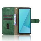 Sony Xperia 10 VIII EIDERWOOD Artificial Leather Flip Case with Wallet and Stand Function - Green