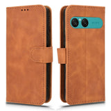 Sony Xperia 10 VIII EIDERWOOD Artificial Leather Flip Case with Wallet and Stand Function - Brown