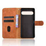 Sony Xperia 10 VIII EIDERWOOD Artificial Leather Flip Case with Wallet and Stand Function - Brown