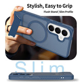 Samsung Galaxy S26 FE / S25 FE EIDERWOOD Hybrid Case with Kickstand - MagSafe Compatible - Blue