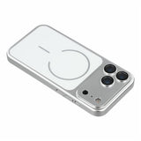 iPhone 18 Pro / 17 Pro EIDERWOOD Hard Plastic Case w. Camera Protector - MagSafe Compatible - Silver