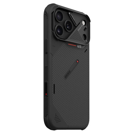 iPhone 18 Pro Max / 17 Pro Max AULUMU Aramid Fiber Case with Camera Protection - MagSafe Compatible - Black