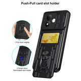 Xiaomi Redmi Note 17 Pro (5G) EIDERWOOD Hybrid Rugged Case with Card Holder & Camera Slider - Black