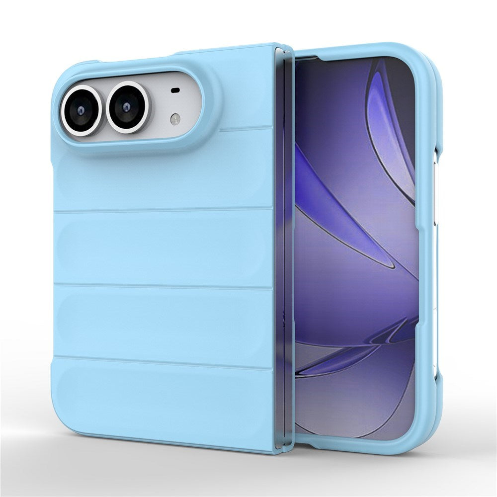 iPhone Fold EIDERWOOD Rugged Plastic Case - Light Blue