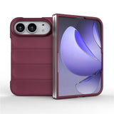 iPhone Fold EIDERWOOD Rugged Plastic Case - Dark Red