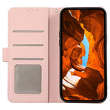 Google Pixel 11a EIDERWOOD Faux Leather Flip Case with RFID Blocking - Pink