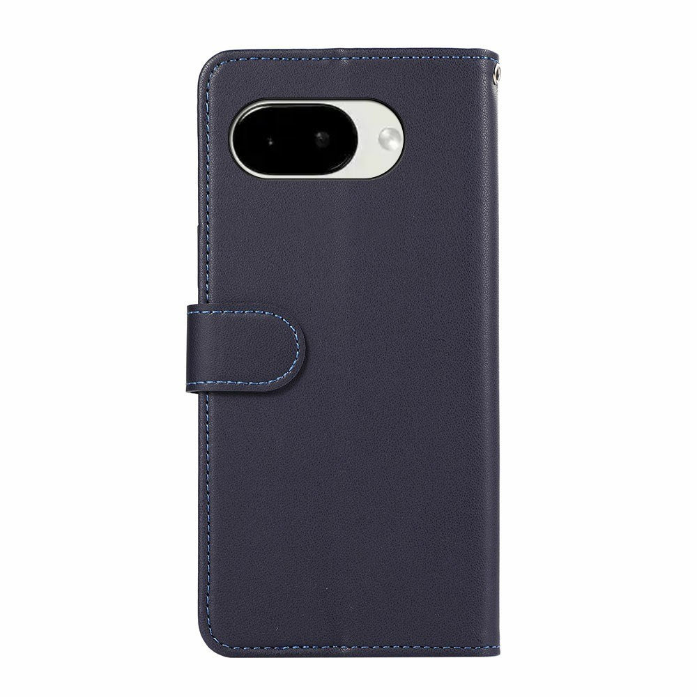 Google Pixel 11a EIDERWOOD Faux Leather Flip Case with RFID Blocking - Blue