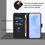 Xiaomi Redmi Note 17 (5G) EIDERWOOD Faux Leather Flip Case with Strap - Black
