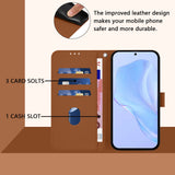 Xiaomi Redmi Note 17 (5G) EIDERWOOD Faux Leather Flip Case with Strap - Brown