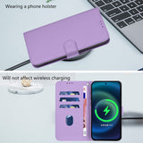 Xiaomi Redmi Note 17 (5G) EIDERWOOD Faux Leather Flip Case with Strap - Purple