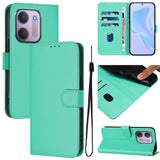 Xiaomi Redmi 17C (5G) EIDERWOOD Artificial Leather Flip Case with Strap - Turquoise