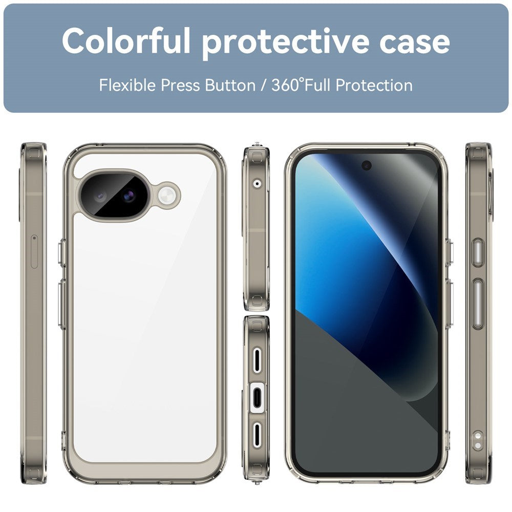 Google Pixel 11a EIDERWOOD Hybrid Plastic Case - Transparent / Grey
