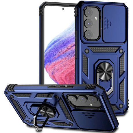 Samsung Galaxy A54 (5G) Tough Case w. Magnetic Kickstand & Cam Slider - Blue