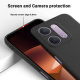 Xiaomi Redmi 17C (5G) EIDERWOOD Silicone Case w. Strap - Black