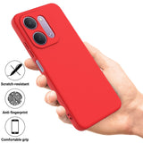 Xiaomi Redmi 17C (5G) EIDERWOOD Silicone Case w. Strap - Red