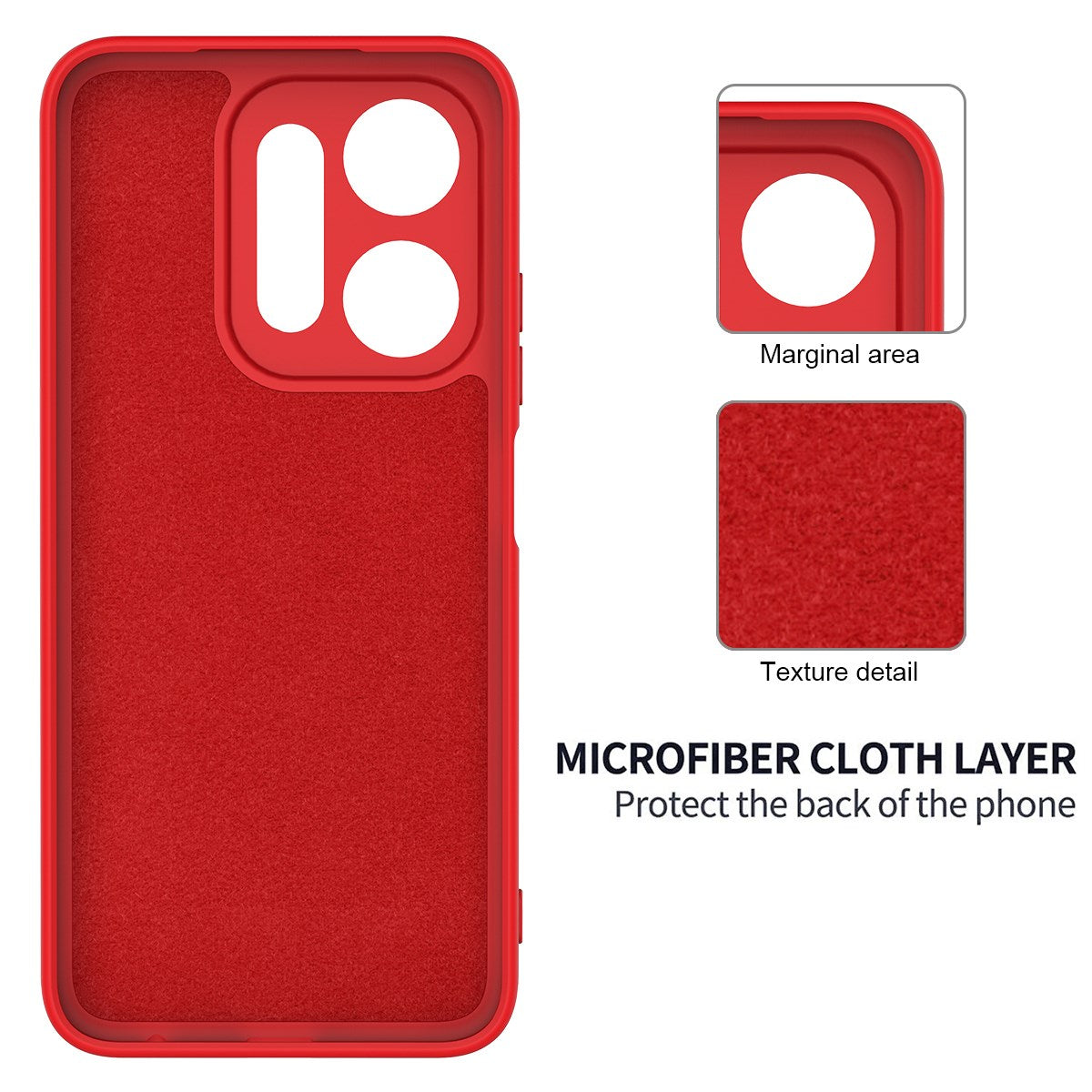 Xiaomi Redmi 17C (5G) EIDERWOOD Silicone Case w. Strap - Red