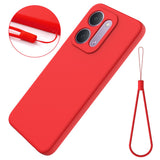 Xiaomi Redmi 17C (5G) EIDERWOOD Silicone Case w. Strap - Red