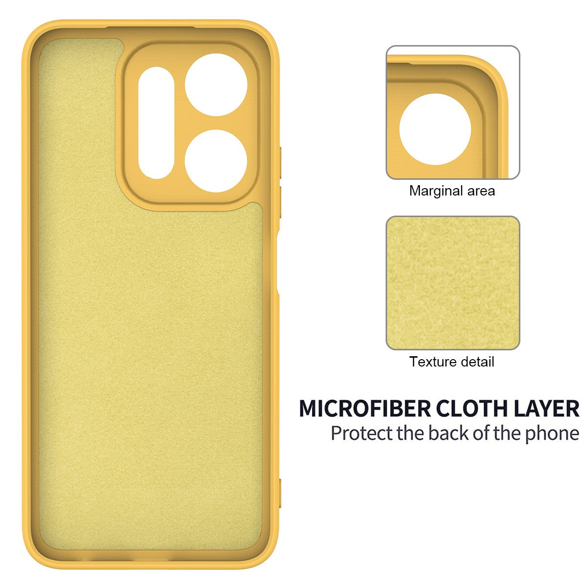 Xiaomi Redmi 17C (5G) EIDERWOOD Silicone Case w. Strap - Yellow