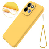 Xiaomi Redmi 17 (5G / 4G) EIDERWOOD Silicone Case W. Strap - Yellow
