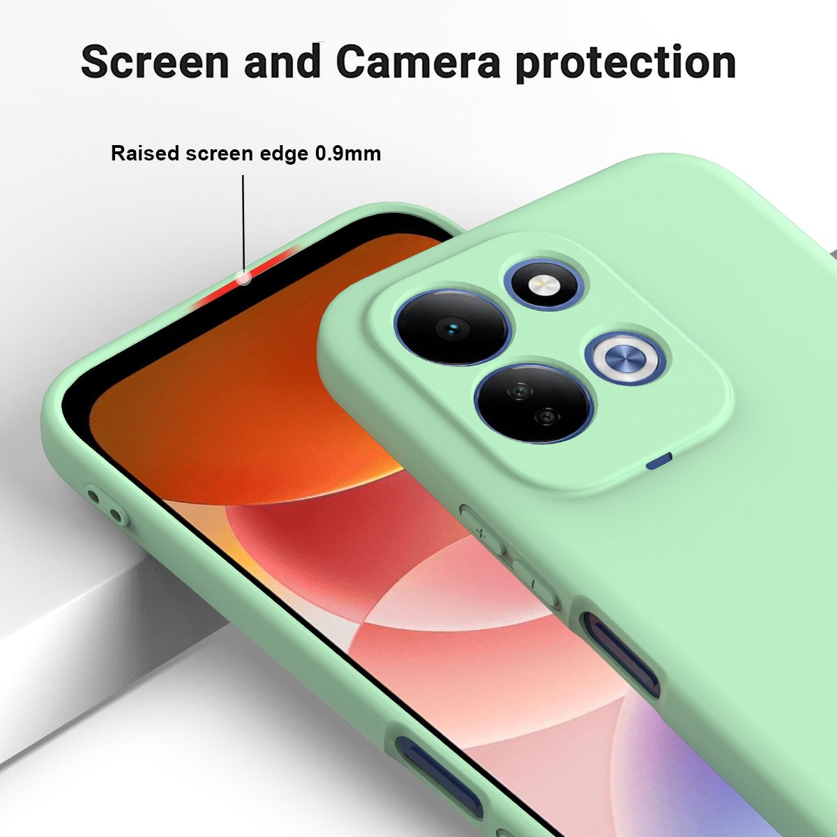 Xiaomi Redmi 17 (5G / 4G) EIDERWOOD Silicone Case W. Strap - Green