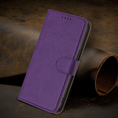 Xiaomi Redmi 17 (5G) / (4G) EIDERWOOD Artificial Leather Flip Case with Stand and Card Holder - Purple