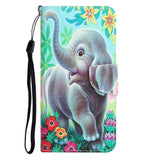 Samsung Galaxy A54 (5G) Leather Flip Case w. Wallet - Elephant