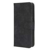 Google Pixel 7A Leather Flip Case with Card Holders - Black