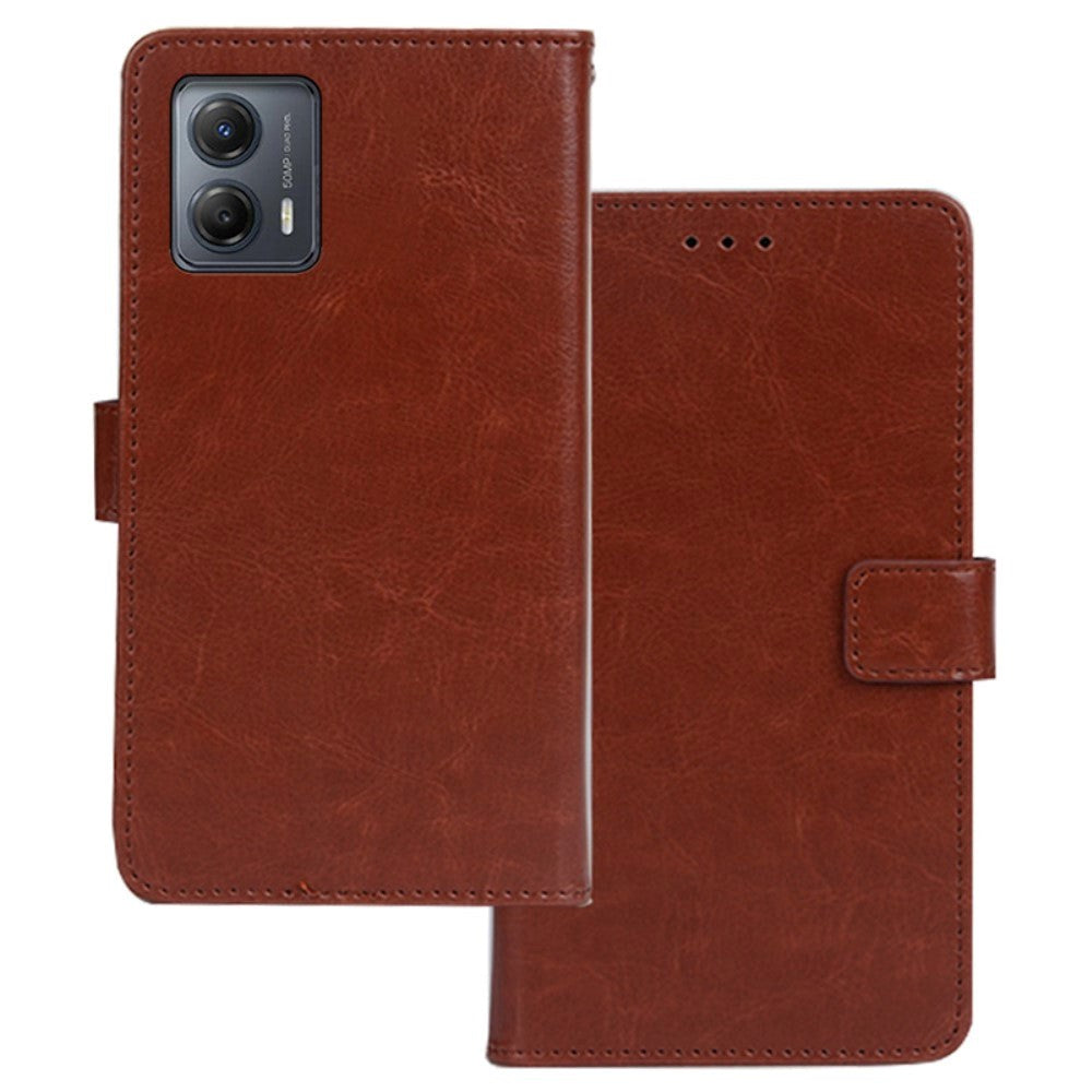 Motorola Moto G53 Flip Case with Wallet - Brown