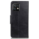 Motorola Edge 40 Pro Leather Case w. Wallet & Stand Function - Black