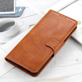 Motorola Edge 40 Pro Leather Case w. Wallet & Stand Function - Brown