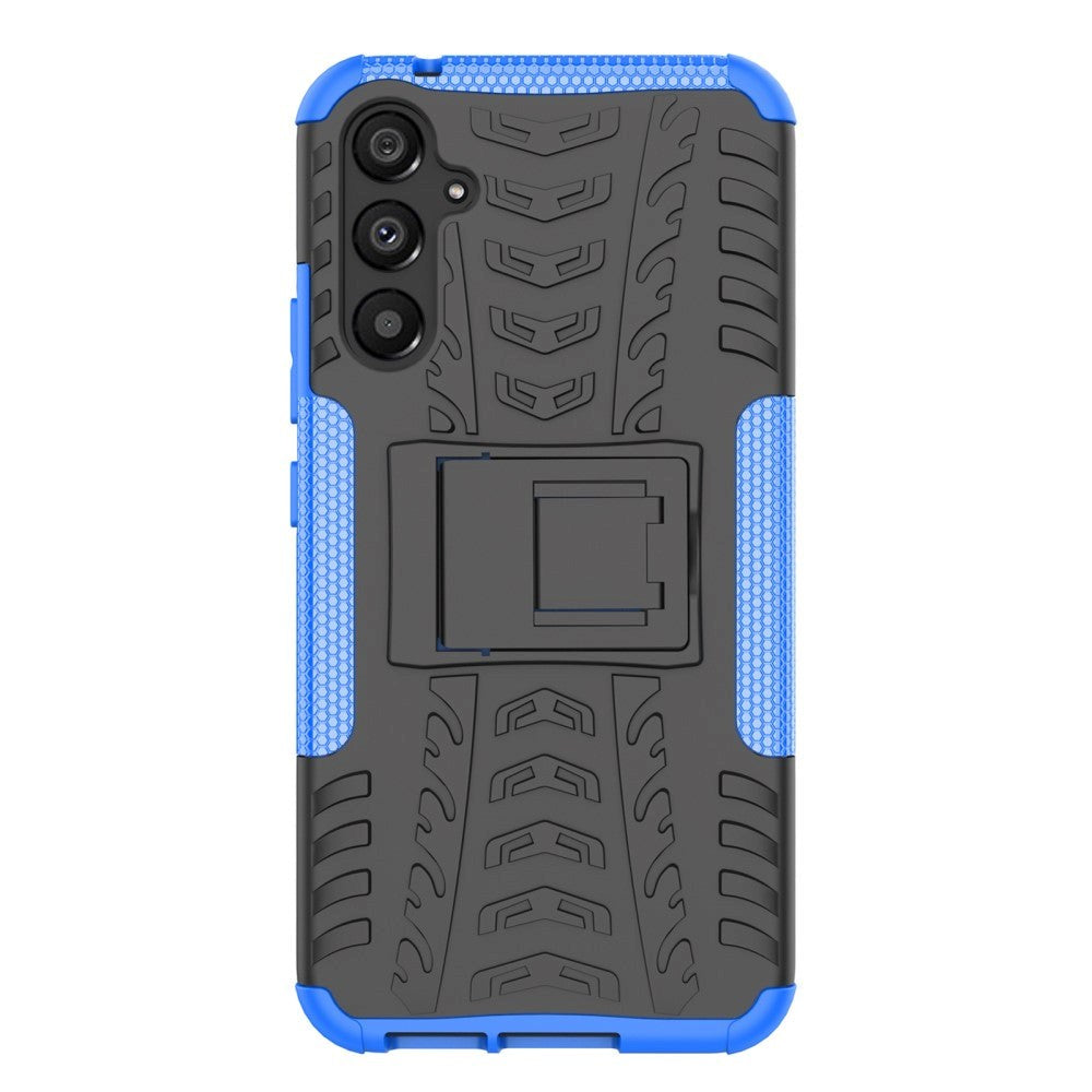 Samsung Galaxy A34 (5G) Cool Tyre Tough Case w. Stand - Black / Blue