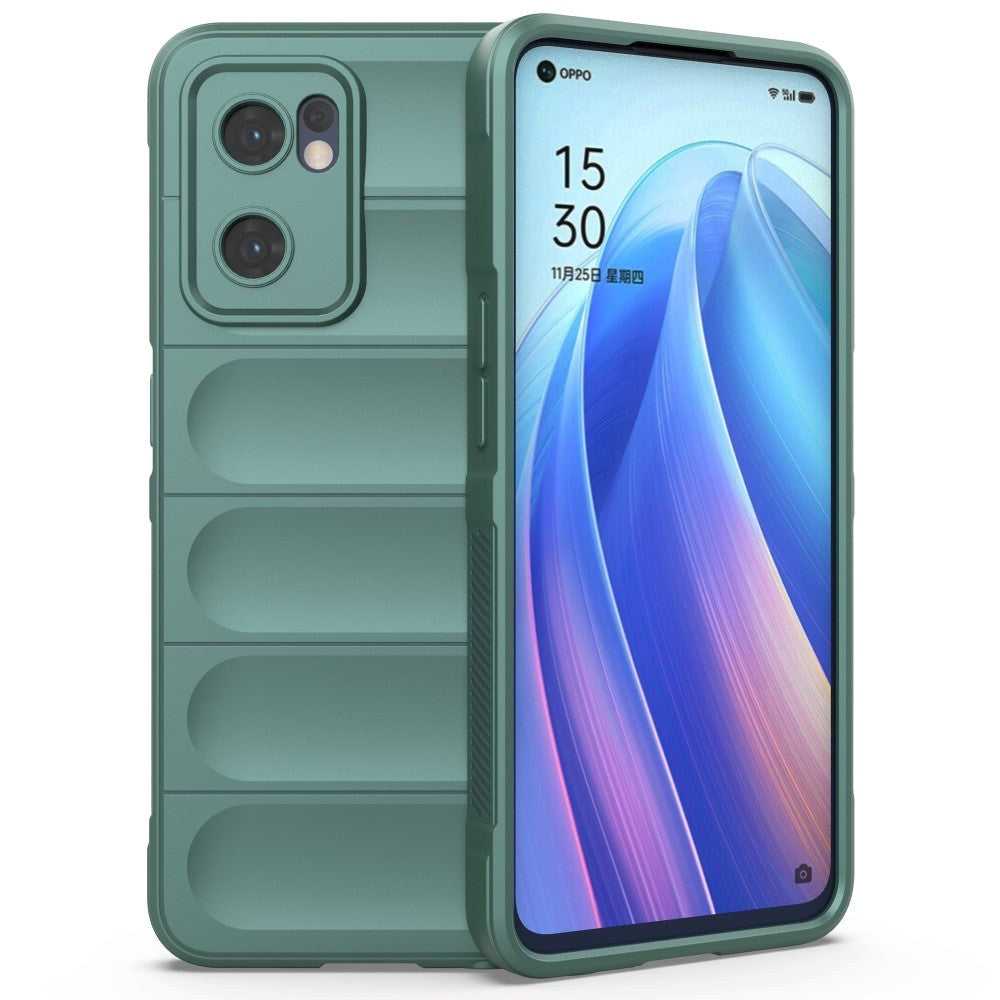 Oppo Reno7 (5G) / Find X5 Lite Flexible Plastic Case - Green