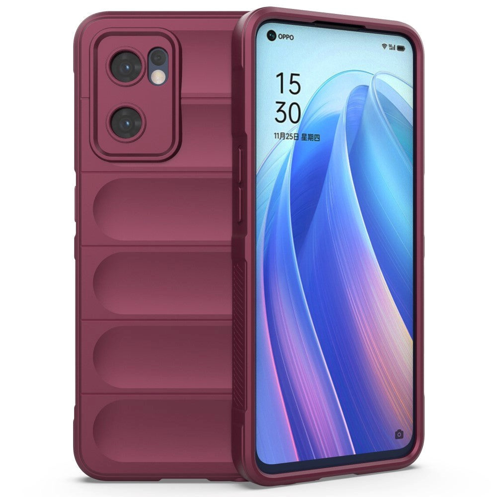 Oppo Reno7 (5G) / Find X5 Lite Flexible Plastic Case - Wine Red