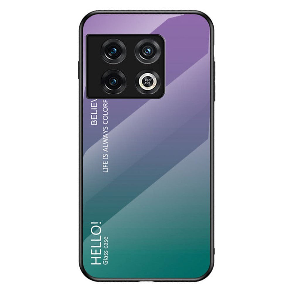 OnePlus 11 Glass Case - Hello - Purple / Green