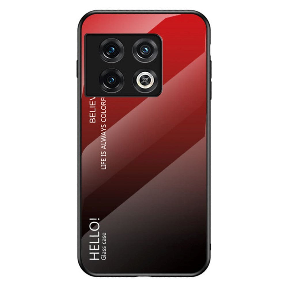 OnePlus 11 Glass Case - Hello - Red / Black