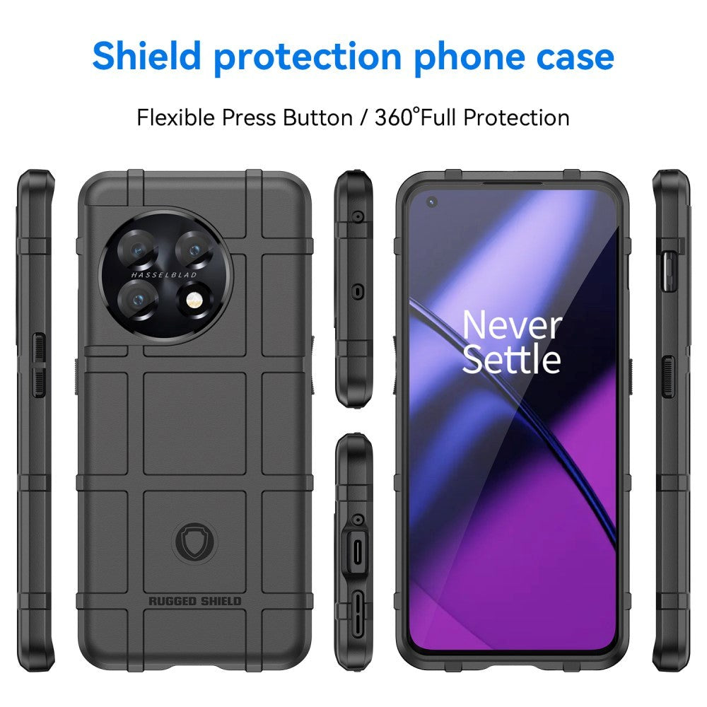 OnePlus 11 Rugged Shield Series Tough Case - Black