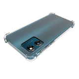 Motorola Moto E13 Shock-Proof Flexible Plastic Case - Transparent