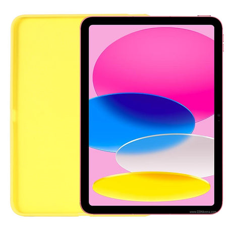 iPad 10.9 (2022) Liquid Silicone Shockproof Case - Yellow