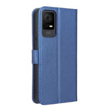 TCL 405 / 406 / 408 / T506D Leather Flip Case with Diamond Texture - Blue