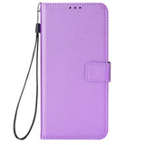 TCL 405 / 406 / 408 / T506D Leather Flip Case with Diamond Texture - Purple