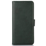 OnePlus 11 Leather Wallet Case & Magnetic Lock - Green