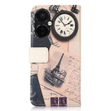 OnePlus Nord CE 3 Lite Leather Case w. Wallet - The Eiffel Tower