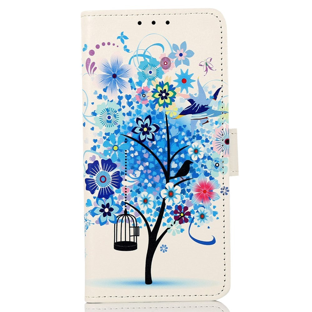 OnePlus Nord CE 3 Lite Leather Case w. Wallet - Blue Tree